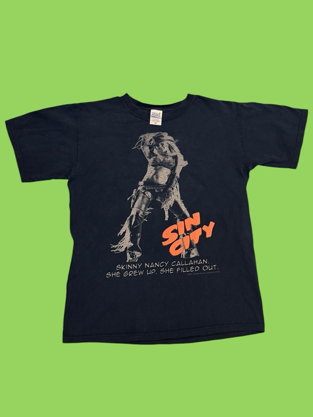 Vintage Sin City Nancy Movie Promo Tee Tarantino Anvil Tag Official Medium